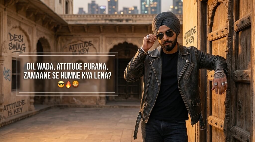 Desi Attitude Shayari