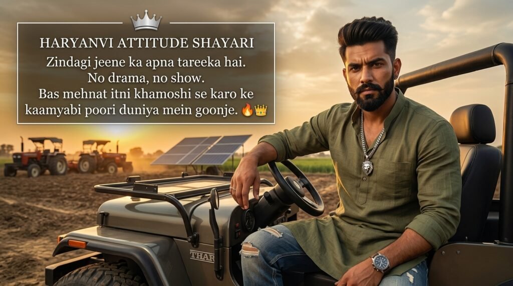Haryanvi Attitude Shayari