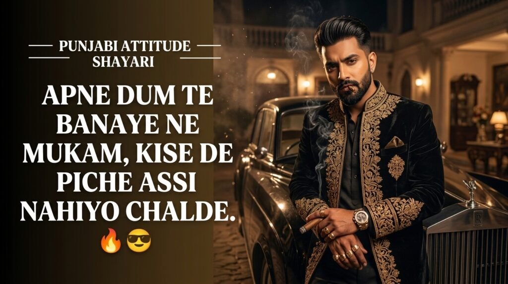 Punjabi Attitude Shayari